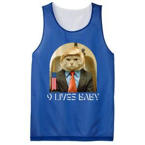 Groovy Cat Trump 9 Lives Baby Mesh Reversible Basketball Jersey Tank