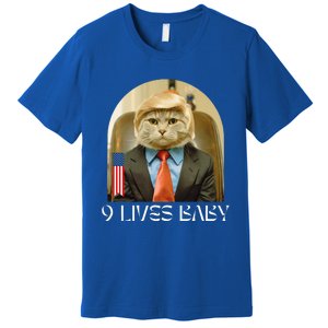 Groovy Cat Trump 9 Lives Baby Premium T-Shirt