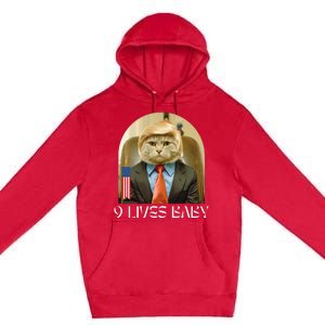 Groovy Cat Trump 9 Lives Baby Premium Pullover Hoodie