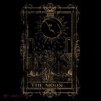 Goth Clothing Tarot Card The Moon Witchy Occult Clothes Performance Shirt