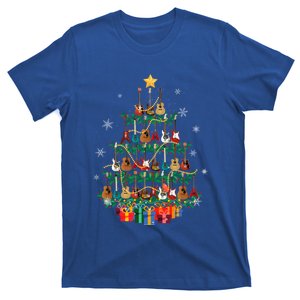 Guitar Christmas Tree Funny Merry Xmas Guitar Lover Player Gift T-Shirt