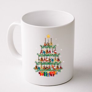 Guitar Christmas Tree Funny Merry Xmas Guitar Lover Player Gift Coffee Mug