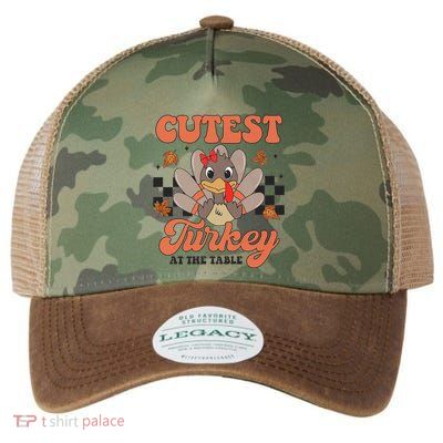 Girl Coolest Turkey Thanksgiving Legacy Tie Dye Trucker Hat