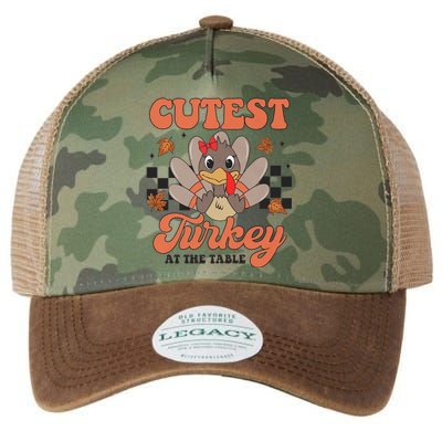 Girl Coolest Turkey Thanksgiving Legacy Tie Dye Trucker Hat