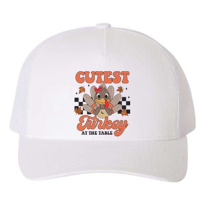 Girl Coolest Turkey Thanksgiving Yupoong Adult 5-Panel Trucker Hat