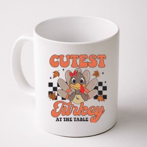 Girl Coolest Turkey Thanksgiving Coffee Mug