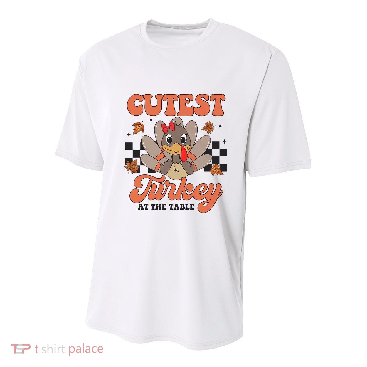 Girl Coolest Turkey Thanksgiving Youth Performance Sprint T-Shirt