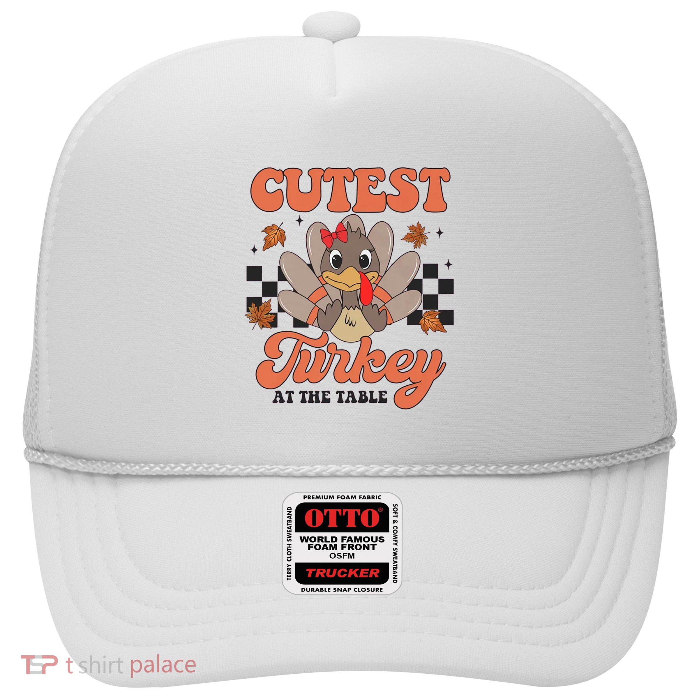 Girl Coolest Turkey Thanksgiving Trucker Hat