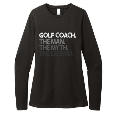 Golf Coach The Myth Legend Gift Great Gift Womens CVC Long Sleeve Shirt