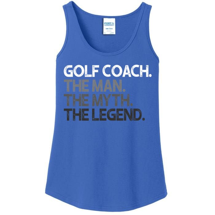 Golf Coach The Myth Legend Gift Great Gift Ladies Essential Tank