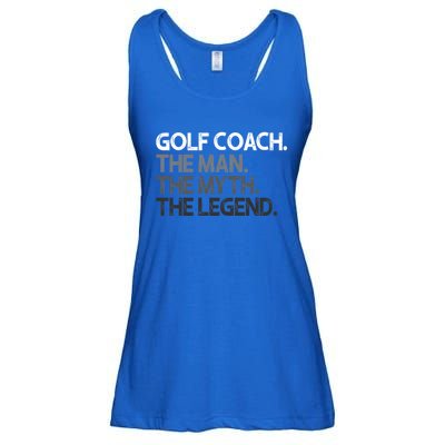 Golf Coach The Myth Legend Gift Great Gift Ladies Essential Flowy Tank