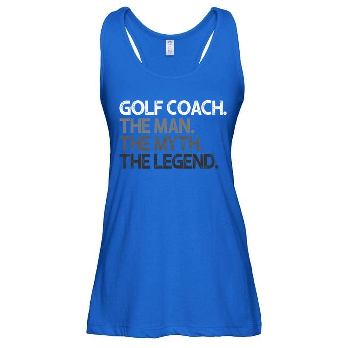 Golf Coach The Myth Legend Gift Great Gift Ladies Essential Flowy Tank