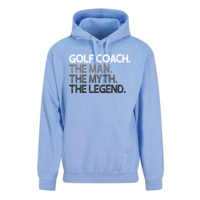 Golf Coach The Myth Legend Gift Great Gift Unisex Surf Hoodie