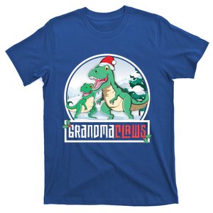 Grandma Claws Trex Dinosaur Matching Family Christmas Meaningful Gift T-Shirt