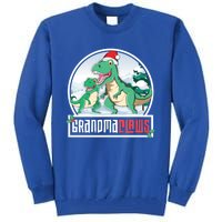 Grandma Claws Trex Dinosaur Matching Family Christmas Meaningful Gift Tall Sweatshirt