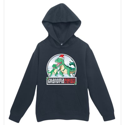 Grandma Claws Trex Dinosaur Matching Family Christmas Meaningful Gift Urban Pullover Hoodie