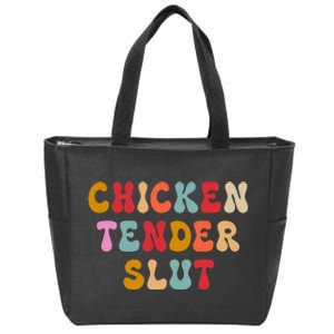 Groovy Chicken Tender Slut Zip Tote Bag