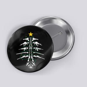 Guns Christmas Tree Xmas Veteran Button