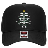 Guns Christmas Tree Xmas Veteran Trucker Hat