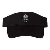 Guns Christmas Tree Xmas Veteran Valucap Bio-Washed Visor