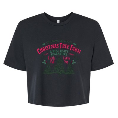 Griswold Christmas Tree Farm 1989 Christmas VacationChristmas Vacation Bella+Canvas Jersey Crop Tee