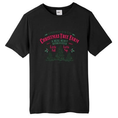 Griswold Christmas Tree Farm 1989 Christmas VacationChristmas Vacation Tall Fusion ChromaSoft Performance T-Shirt