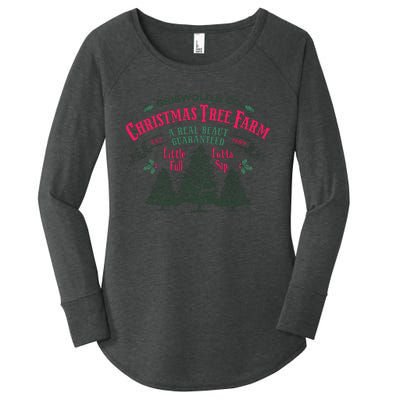 Griswold Christmas Tree Farm 1989 Christmas VacationChristmas Vacation Women's Perfect Tri Tunic Long Sleeve Shirt