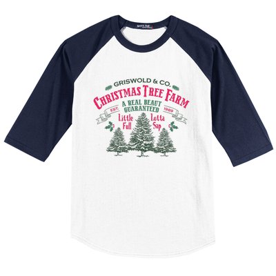 Griswold Christmas Tree Farm 1989 Christmas VacationChristmas Vacation Baseball Sleeve Shirt