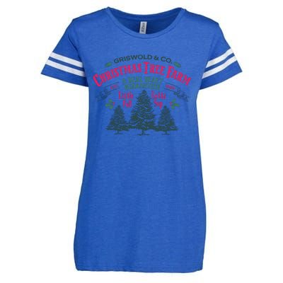 Griswold Christmas Tree Farm 1989 Christmas VacationChristmas Vacation Enza Ladies Jersey Football T-Shirt