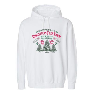 Griswold Christmas Tree Farm 1989 Christmas VacationChristmas Vacation Garment-Dyed Fleece Hoodie