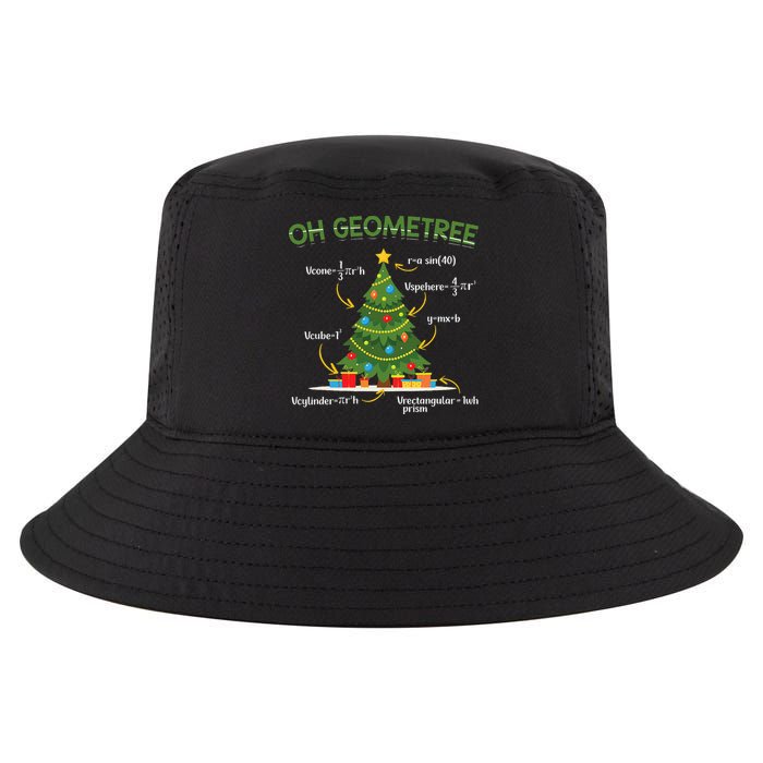 Geometree Christmas Tree Math Lover Mathematician Christmas Cool Comfort Performance Bucket Hat