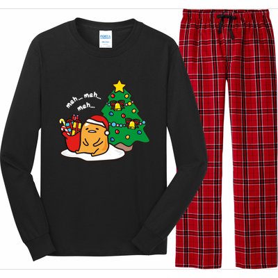 Gudetama Christmas Tree Meaningful Gift Funny Gift Long Sleeve Pajama Set