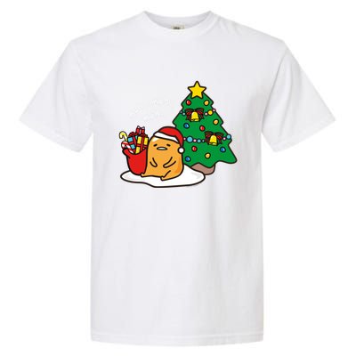 Gudetama Christmas Tree Meaningful Gift Funny Gift Garment-Dyed Heavyweight T-Shirt