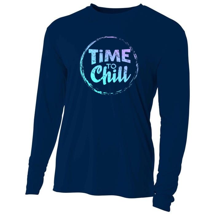 Graffiti Cool: Time To Chill Cooling Performance Long Sleeve Crew