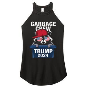 Garbage Crew Trashy Raccoon Garbage Trump 2024 Team Garbage Women's Perfect Tri Rocker Tank