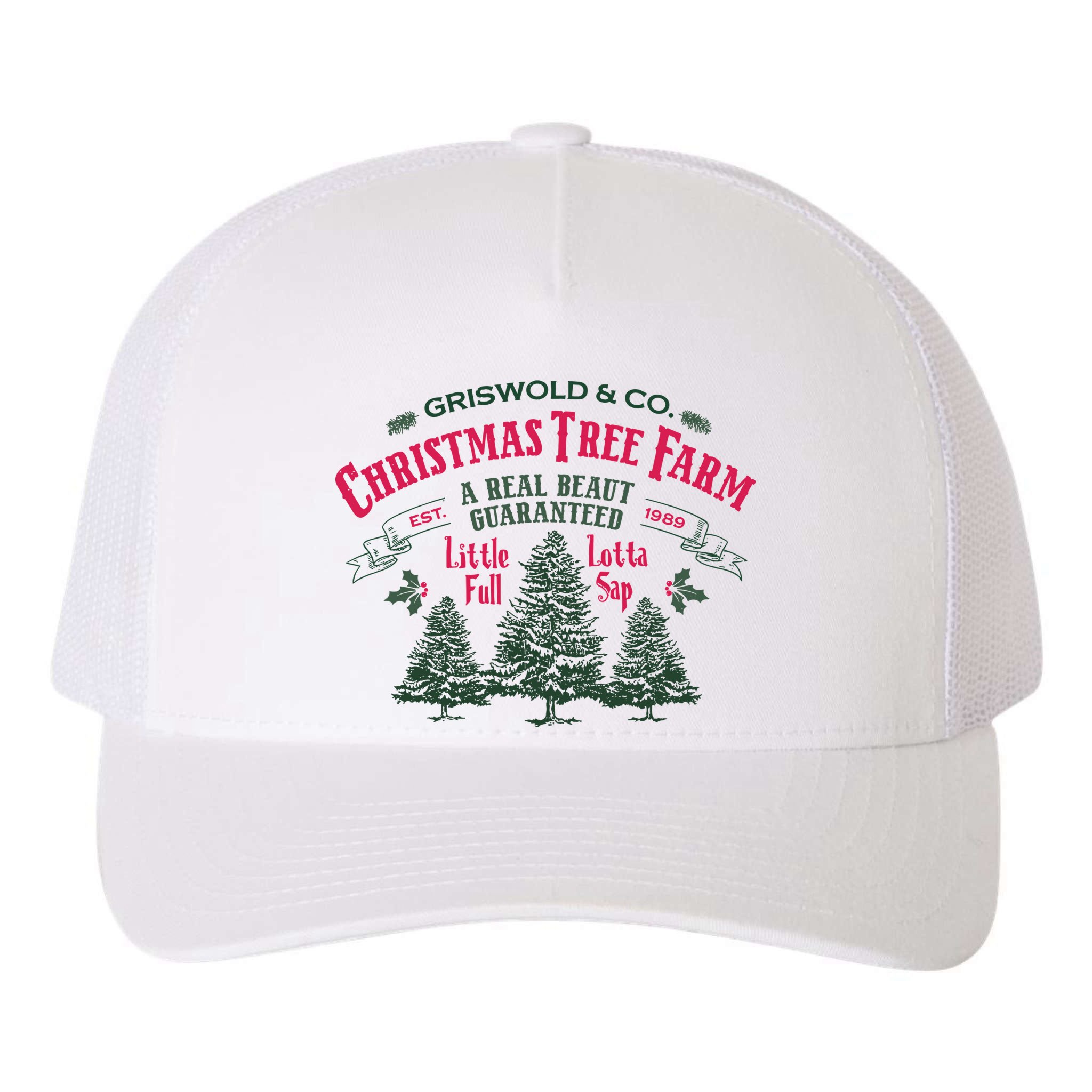 Griswold Christmas Tree Farm Holiday Christmas Party Yupoong Adult 5-Panel Trucker Hat
