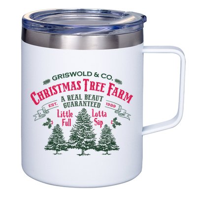 Griswold Christmas Tree Farm Holiday Christmas Party 12oz Stainless Steel Coffee Mug
