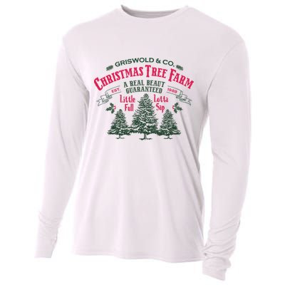 Griswold Christmas Tree Farm Holiday Christmas Party Cooling Performance Long Sleeve Crew