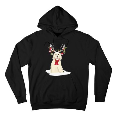 Goldendoodle Christmas Tree Light Pajama Dog Xmas Hoodie