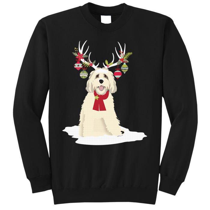 Goldendoodle Christmas Tree Light Pajama Dog Xmas Sweatshirt