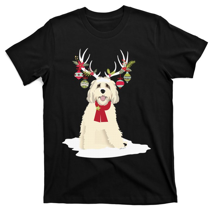 Goldendoodle Christmas Tree Light Pajama Dog Xmas T-Shirt