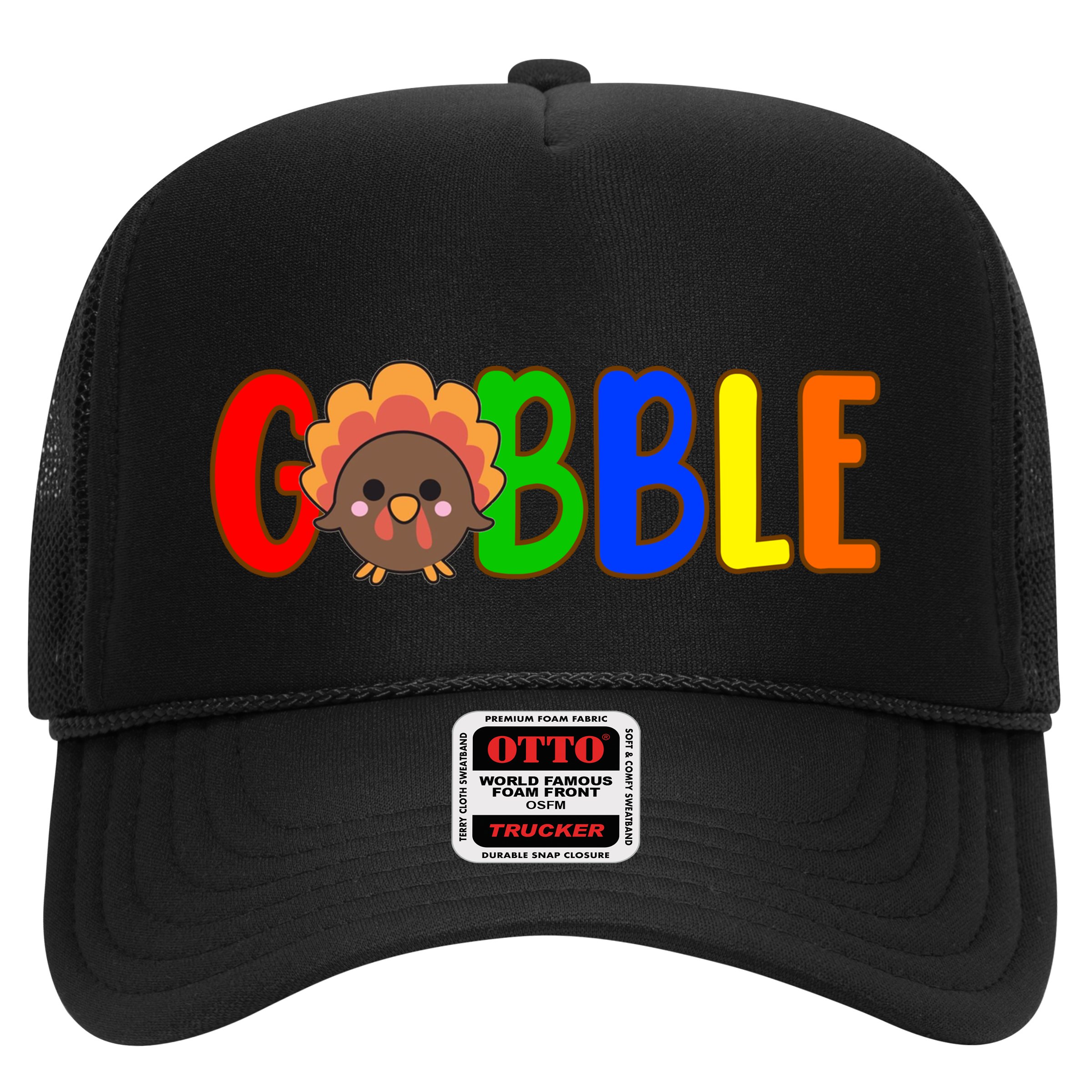 Gobble Colorful Turkey Thanksgiving Hat