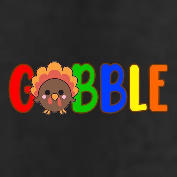 Gobble Colorful Turkey Thanksgiving Hat