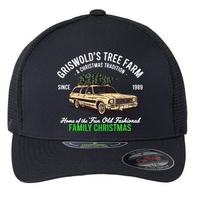 Griswold Christmas Tree Farm Vintage 1989 Classic Flexfit Unipanel Trucker Cap