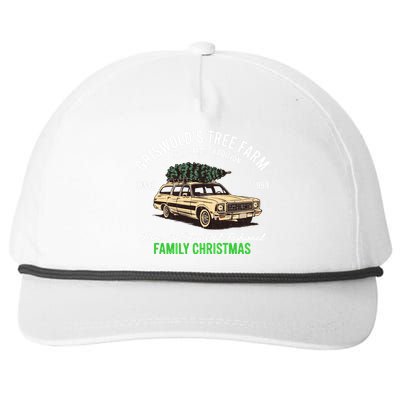 Griswold Christmas Tree Farm Vintage 1989 Classic Snapback Five-Panel Rope Hat