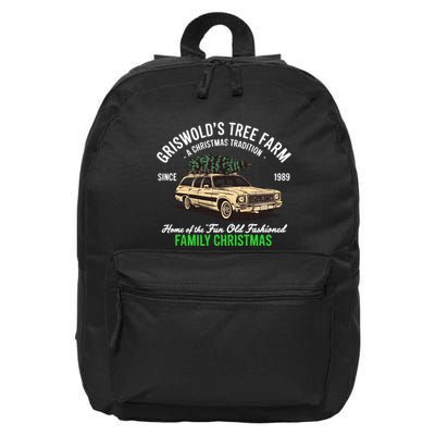 Griswold Christmas Tree Farm Vintage 1989 Classic 16 in Basic Backpack