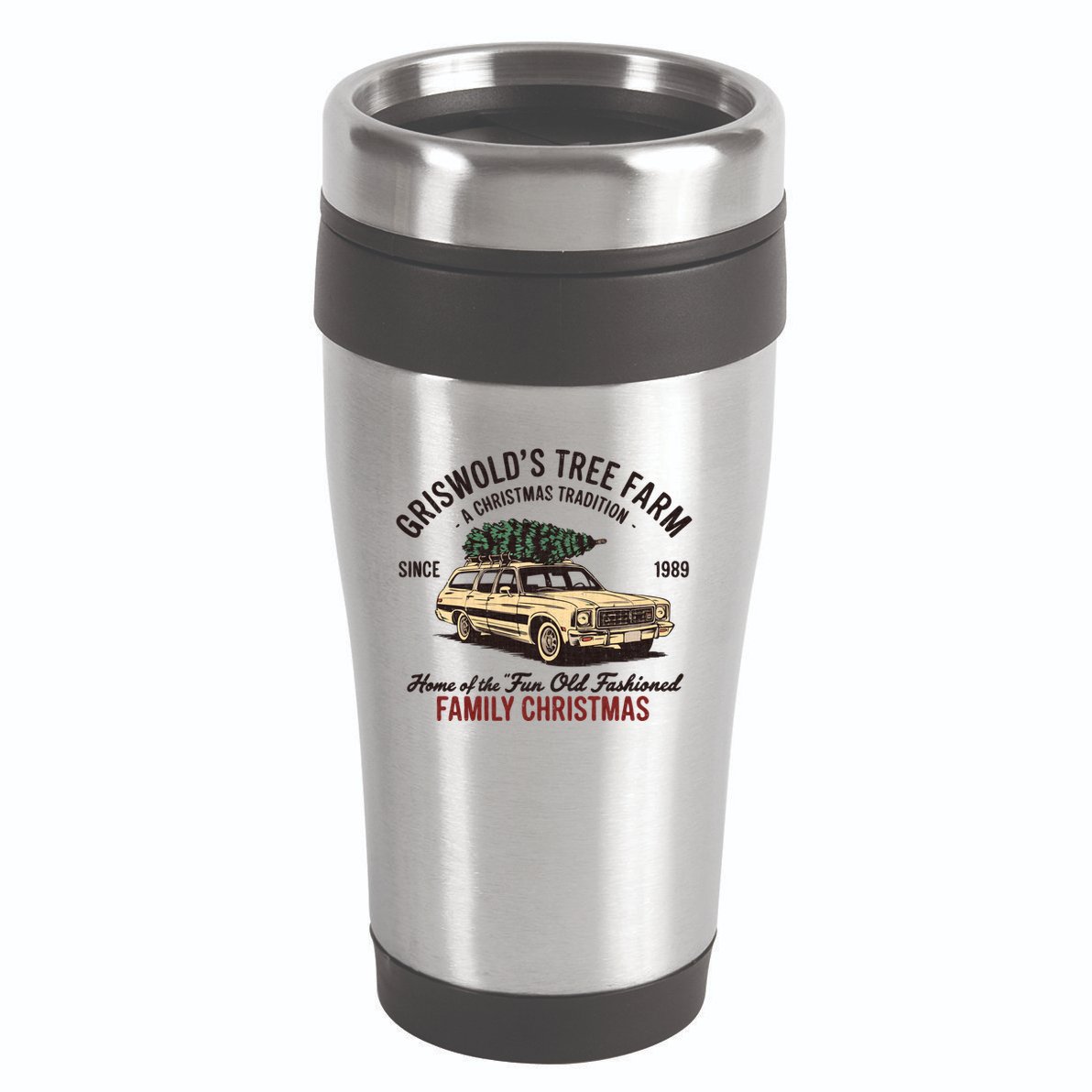 Griswold Christmas Tree Farm Vintage 1989 Classic 16oz Travel Tumbler