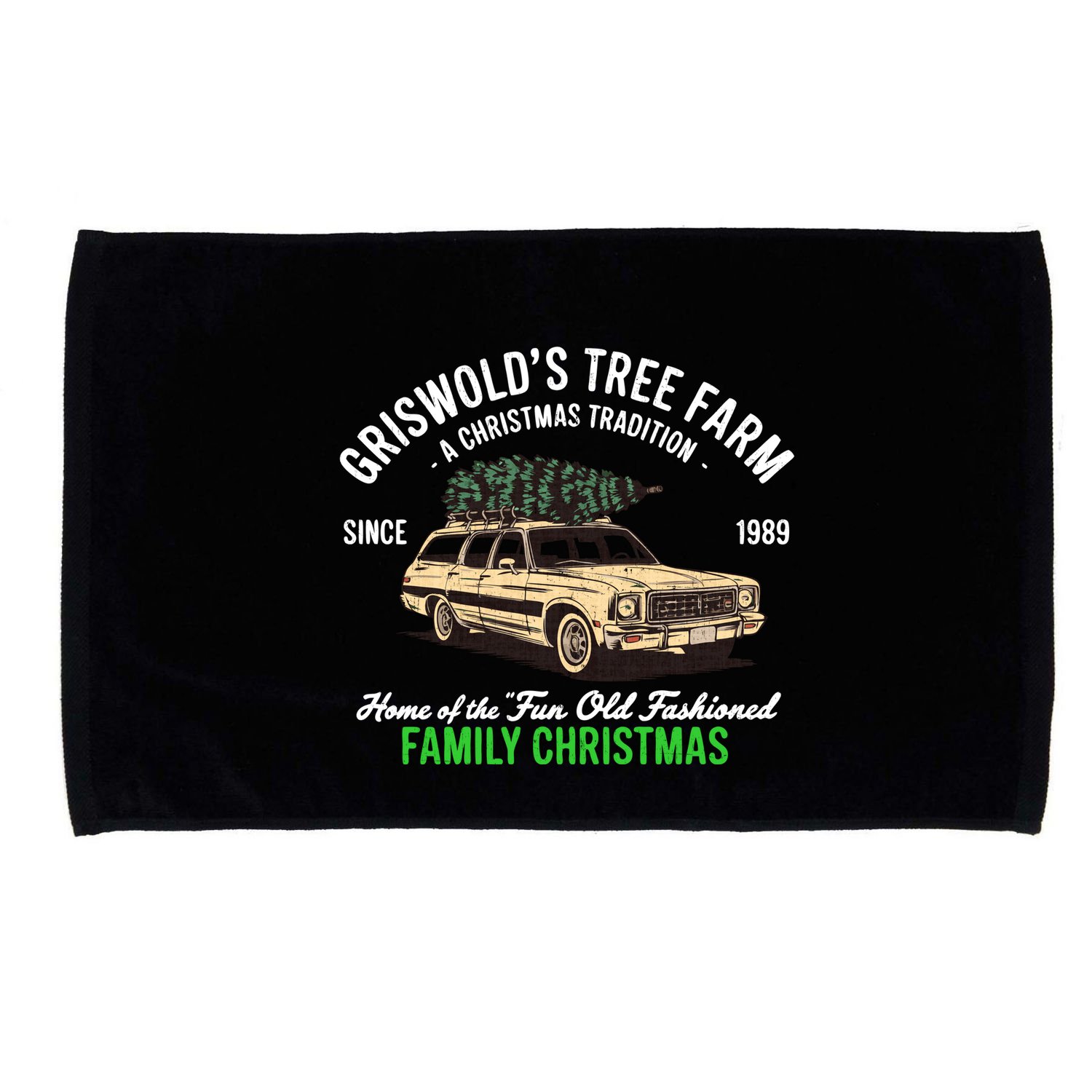 Griswold Christmas Tree Farm Vintage 1989 Classic Microfiber Hand Towel