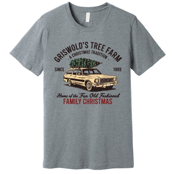 Griswold Christmas Tree Farm Vintage 1989 Classic Premium T-Shirt