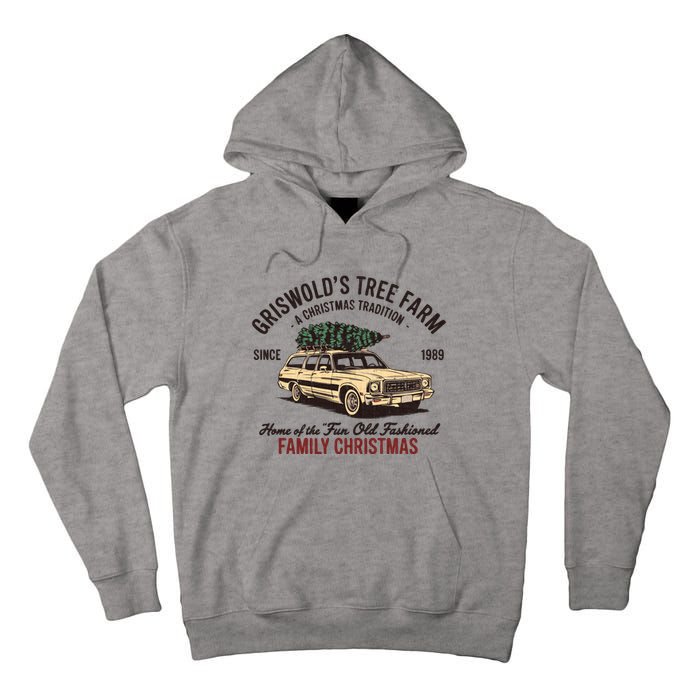 Griswold Christmas Tree Farm Vintage 1989 Classic Tall Hoodie